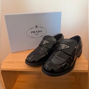 Prada Women’s Patent Leather Loafers Size 40 (9.5)
